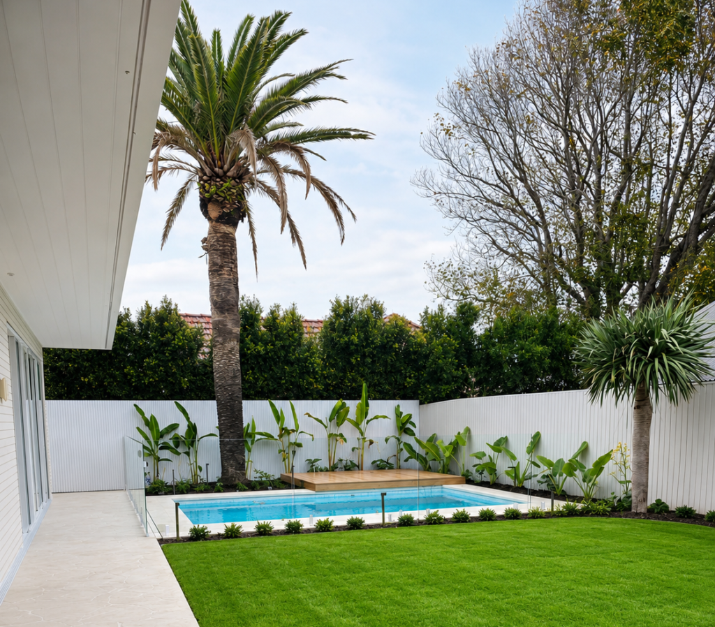 Hamilton South custom concrete pool