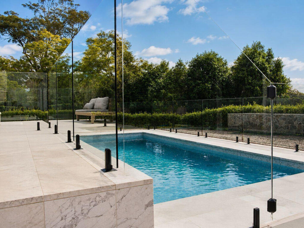 Custom concrete pool in Lake Macquarie by Newy Pool Co
