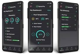 SplashMe pool automation app dashboard